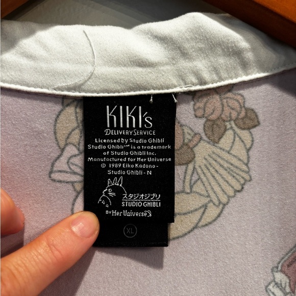 Spencer's Pink and Purple Casual Sundress Short Sleeve retro goth Spencer’s - Picture 12 of 14